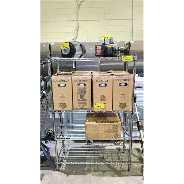 4 TIER METAL RACK (CONTENTS NOT INCLUDED)