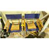 Image 2 : 2 FOLDING CHAIRS WITH 2 SMALL FOLDING TABLES