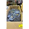 Image 2 : BOX OF BLACK COLLARED SHIRTS (VARIOUS SIZES)