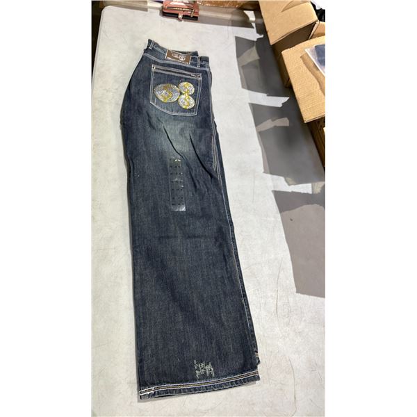 BOX OF TRILLIONAIRE BLUE JEANS (VARIOUS SIZES)