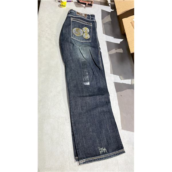 BOX OF TRILLIONAIRE BLUE JEANS (VARIOUS SIZES)