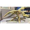 Image 2 : BRASS EAGLE STATUE 26" HEIGHT 36" WINGSPAN