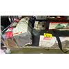 Image 2 : SHELF OF ASSORTED CAMPING GEAR INCLUDING; TENTS & DRINK COOLER