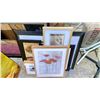 Image 2 : LOT OF ASSORTED FRAMED ARTWORK