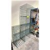 Image 2 : LOT OF WIRE CUBBY STORAGE