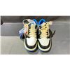 Image 2 : PAIR OF JORDAN 1 RETRO X FRAGMENT DESIGN X TRAVIS SCOTT LOW BLUE SHOES SIZE 9 (UNKNOWN
