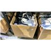 Image 2 : 2 BOXES OF ASSORTED ITEMS INCLUDING; SHOES, CLOTHING & MORE