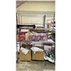 Image 1 : RACK OF ASSORTED ITEMS INCLUDING; MODEL DRESS KITS, GIFT BOXES, CLOTHING & MORE