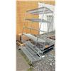 Image 2 : 6 TIER METAL ROLLING RACK (1 WHEEL BROKEN OFF)