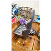 Image 2 : GAYLORD OF ASSORTED ITEMS INCLUDING; GOLF CLUBS, OVER BED MIRROR & ROLLING GAMING CHAIR