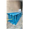 Image 1 : LOT OF PALLET RACKING INCLUDING; 12 16' UPRIGHTS & BUNDLE OF 9' CROSSBEAMS