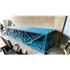 Image 2 : LOT OF PALLET RACKING INCLUDING; 12 16' UPRIGHTS & BUNDLE OF 9' CROSSBEAMS