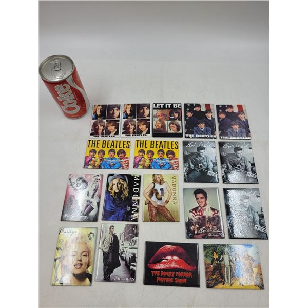 Music and Movie Magnet Lot
