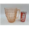 Image 1 : Jeannette Pink Depression Glass Pitcher