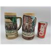 Image 1 : Vintage Handcrafted Anheuser-Busch Beer Steins