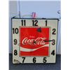 Image 1 : Large Vintage Coca-Cola Wall Advertising Clock