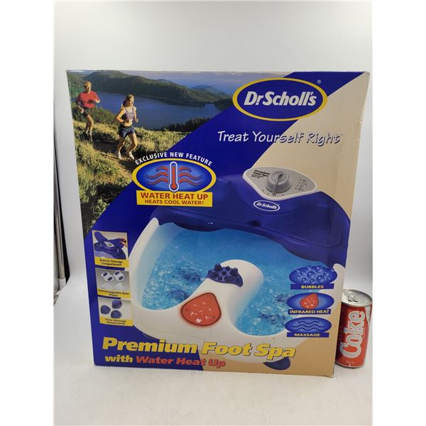 Dr Scholl's Premium Foot Spa w/ Water Heat Up