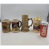Image 1 : Vintage Budweiser Beer Steins (Some Numbered)