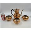 Image 1 : Vintage Flemish Copper Coffee/Tea Set
