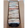 Image 1 : Box of Vinyl 45RPM Records