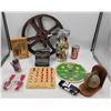 Image 1 : Vintage Assorted Lot (Hand Wrought Spikes, Wagon Wheel, etc.)