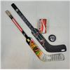 Image 1 : Chicago Blackhawks and Phoenix Coyotes NHL Goalie Mini Sticks