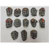 Image 1 : Small Vintage Handcrafted Clay Masks