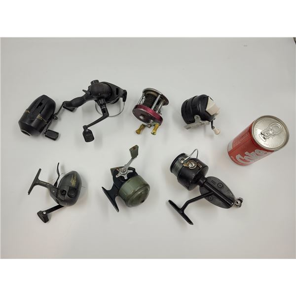 Lot of 7 Fishing Reels