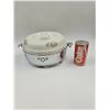 Image 1 : USA Hall China Forman Family Inc Casserole Pot with Metal Carrier
