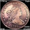 1798 Lg Eagle Draped Bust Dollar NEARLY UNCIRCULATED
