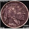 1918/7-D Buffalo Nickel NEARLY UNCIRCULATED