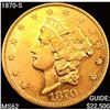 1870-S $20 Gold Double Eagle UNCIRCULATED