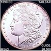 1890-CC TAILBAR Morgan Silver Dollar CHOICE BU