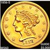 1856-S $2.50 Gold Quarter Eagle UNCIRCULATED