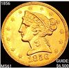 Image 1 : 1856 $5 Gold Half Eagle UNCIRCULATED