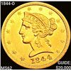 Image 1 : 1844-O $5 Gold Half Eagle UNCIRCULATED