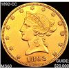 Image 1 : 1892-CC $10 Gold Eagle UNCIRCULATED