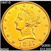 Image 1 : 1847-O $10 Gold Eagle UNCIRCULATED