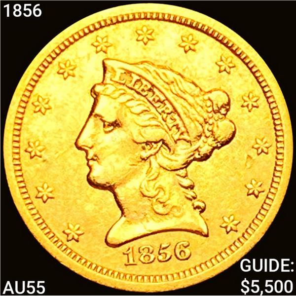 1856-S $2.50 Gold Quarter Eagle HIGH GRADE