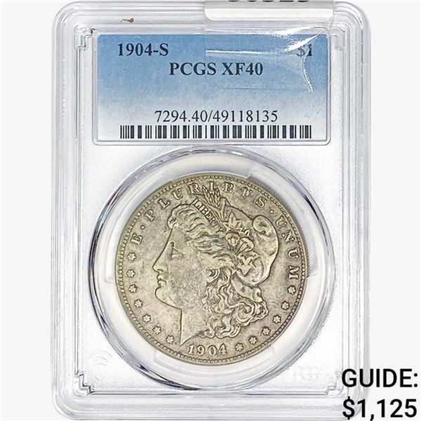 1904-S Morgan Silver Dollar PCGS XF40