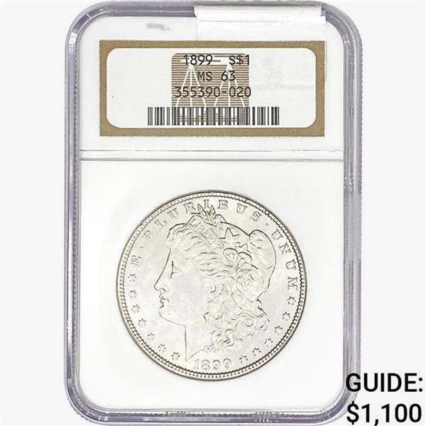 1899 Morgan Silver Dollar NGC MS63