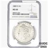 Image 1 : 1889-O Morgan Silver Dollar NGC MS60