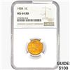 1928 Wheat Cent NGC MS64 RB