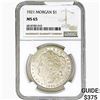 Image 1 : 1921 Morgan Silver Dollar NGC MS65