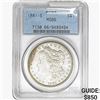 Image 1 : 1881-S Morgan Silver Dollar PCGS MS66