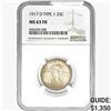 1917-D Standing Liberty Quarter NGC MS63 FH Type 1