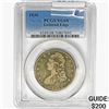 Image 1 : 1836 Capped Bust Half Dollar PCGS VG08 Lettered Edge