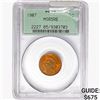 Image 1 : 1907 Indian Head Cent PCGS MS65 RB