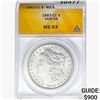 1883-CC Morgan Silver Dollar ANACS MS63 VAM-5B