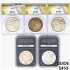 [5] 1922-1925 Silver Peace Dollar GG/ANACS MS/AU/UNC61/58